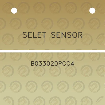 selet-sensor-b033020pcc4