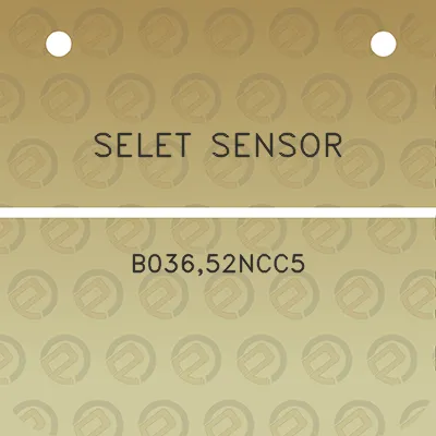 selet-sensor-b03652ncc5