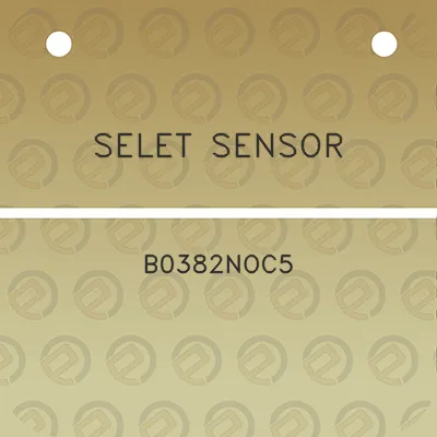 selet-sensor-b0382noc5