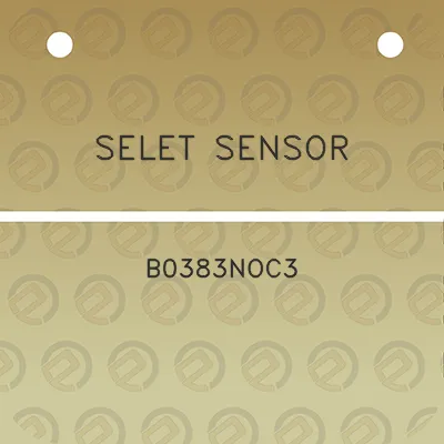 selet-sensor-b0383noc3