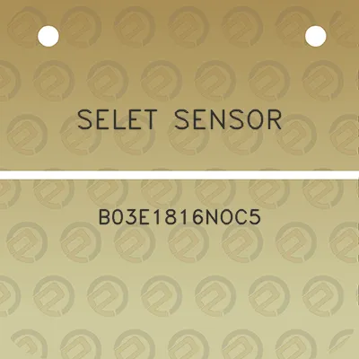 selet-sensor-b03e1816noc5