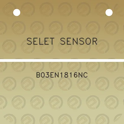 selet-sensor-b03en1816nc