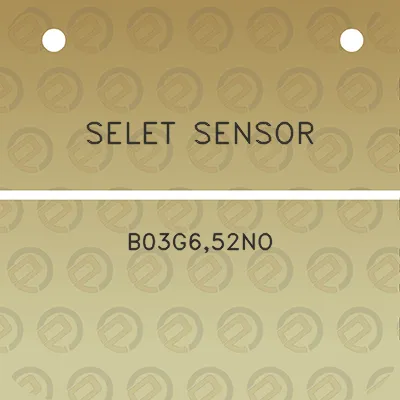 selet-sensor-b03g652no