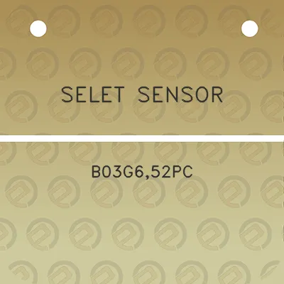 selet-sensor-b03g652pc