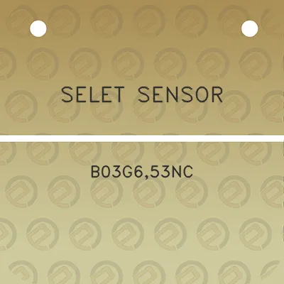 selet-sensor-b03g653nc