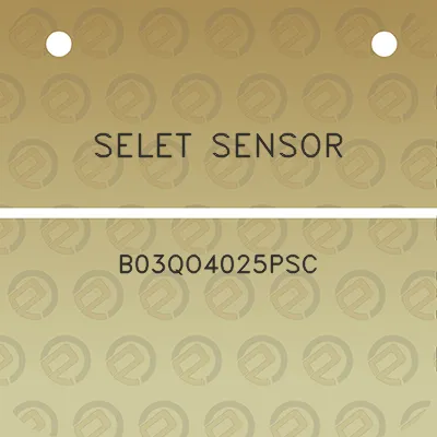 selet-sensor-b03qo4025psc