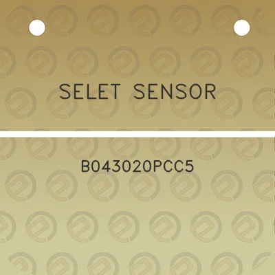 selet-sensor-b043020pcc5