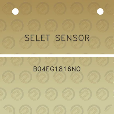 selet-sensor-b04eg1816no