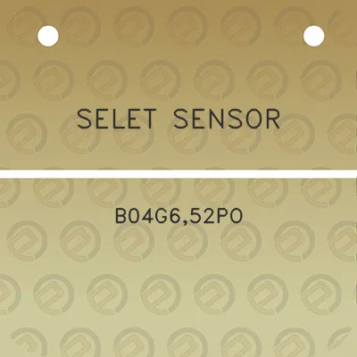 selet-sensor-b04g652po