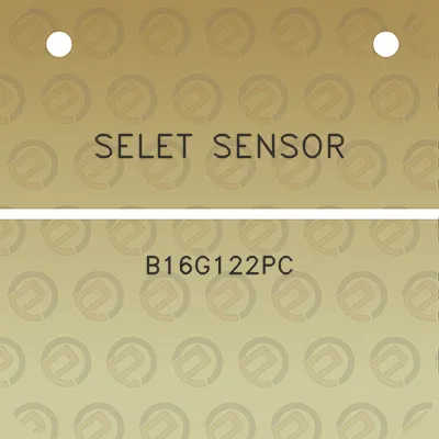 selet-sensor-b16g122pc