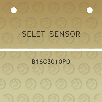 selet-sensor-b16g3010po