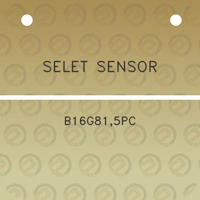 selet-sensor-b16g815pc