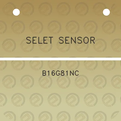 selet-sensor-b16g81nc