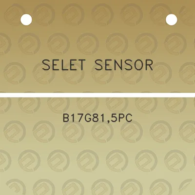 selet-sensor-b17g815pc