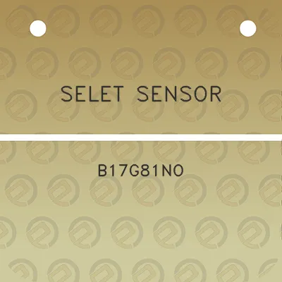 selet-sensor-b17g81no