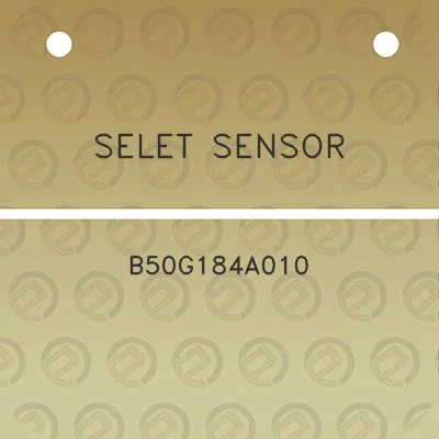 selet-sensor-b50g184a010