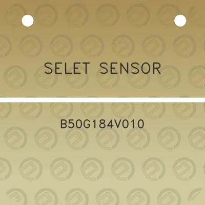 selet-sensor-b50g184v010