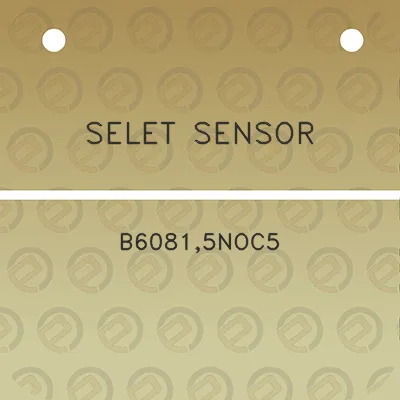 selet-sensor-b60815noc5