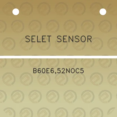 selet-sensor-b60e652noc5