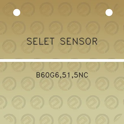 selet-sensor-b60g6515nc