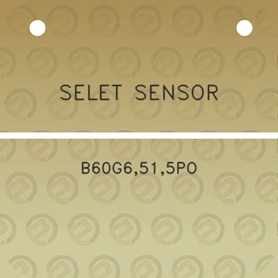 selet-sensor-b60g6515po