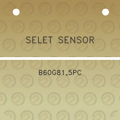 selet-sensor-b60g815pc