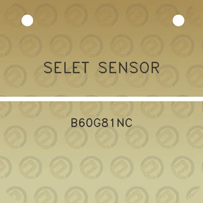 selet-sensor-b60g81nc