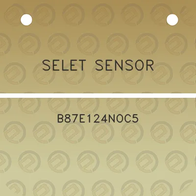 selet-sensor-b87e124noc5