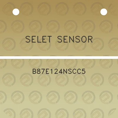 selet-sensor-b87e124nscc5