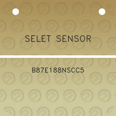 selet-sensor-b87e188nscc5