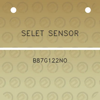 selet-sensor-b87g122no