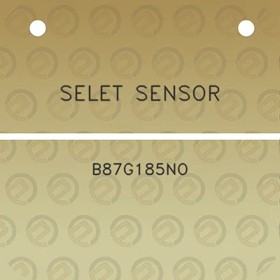 selet-sensor-b87g185no