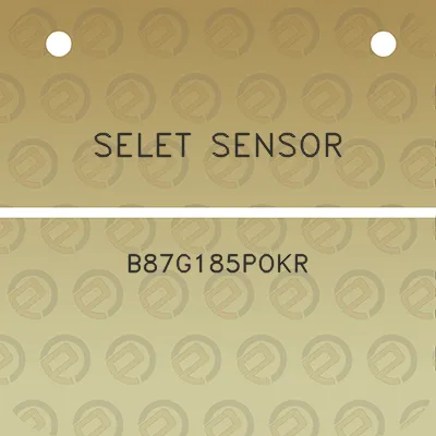 selet-sensor-b87g185pokr