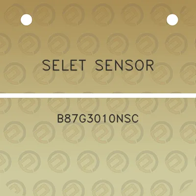 selet-sensor-b87g3010nsc