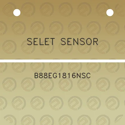 selet-sensor-b88eg1816nsc