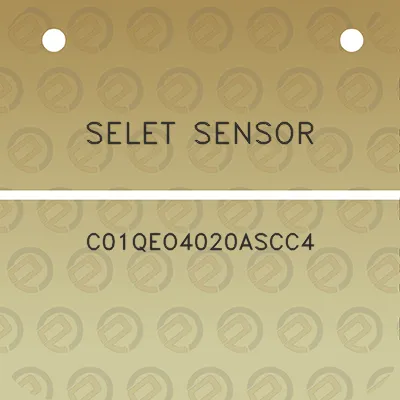 selet-sensor-c01qeo4020ascc4