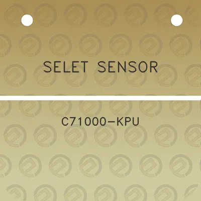 selet-sensor-c71000-kpu