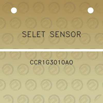 selet-sensor-ccr1g3010ao