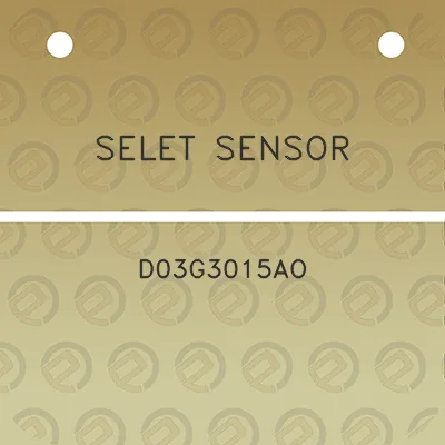 selet-sensor-d03g3015ao