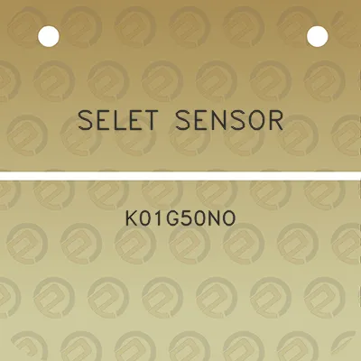 selet-sensor-k01g50no