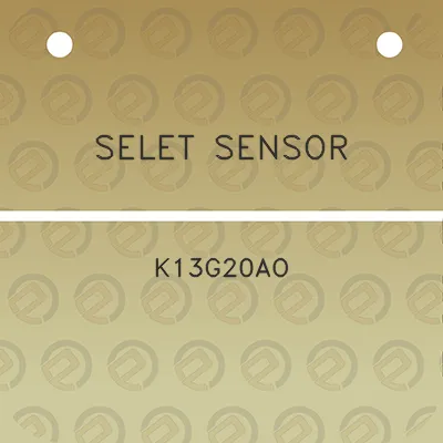 selet-sensor-k13g20ao