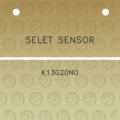 selet-sensor-k13g20no