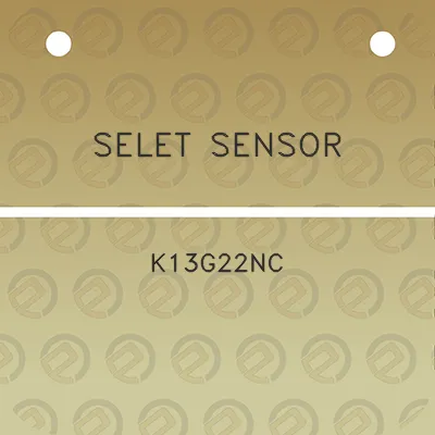 selet-sensor-k13g22nc