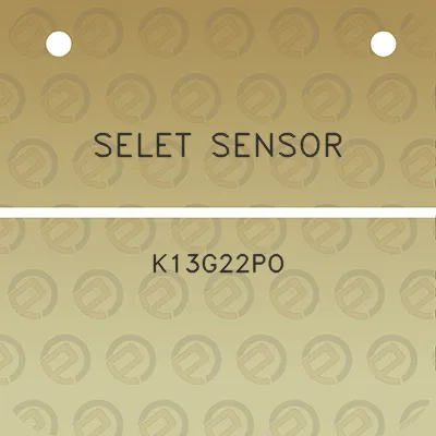 selet-sensor-k13g22po