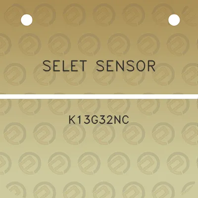 selet-sensor-k13g32nc