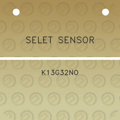 selet-sensor-k13g32no