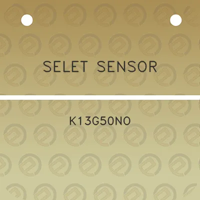 selet-sensor-k13g50no