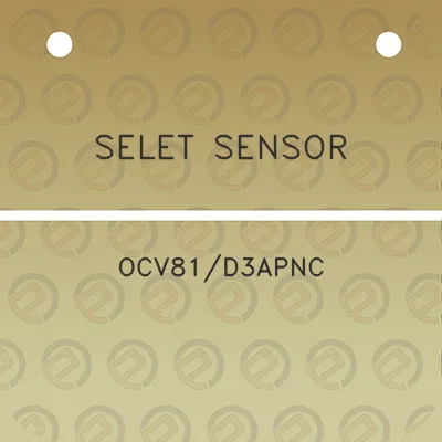 selet-sensor-ocv81d3apnc