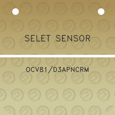 selet-sensor-ocv81d3apncrm