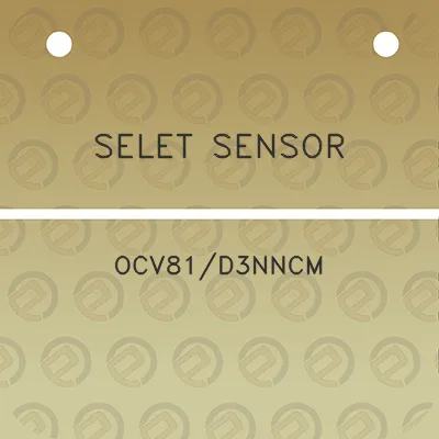 selet-sensor-ocv81d3nncm